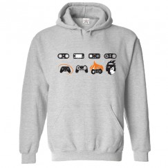 Gamer Funny Evolution Controller Kids & Adults Unisex Hoodie